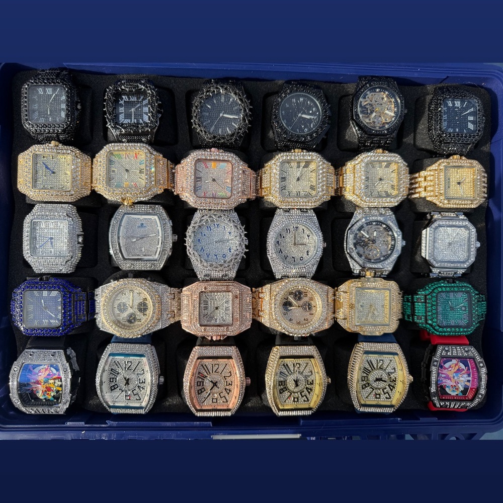 Luxury Diamond-Studded Watch Collection
